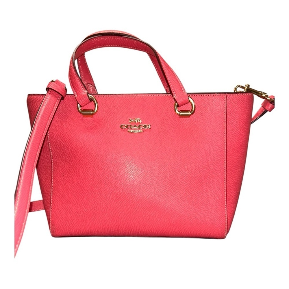 Coach Alice Satchel Bag in Watermelon (Style CA224) Like New authentic - Picture 3 of 17